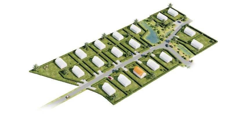 Acheter un terrain viabilisé pour la construction d'une maison proche d'Evreux à Gauciel 27930