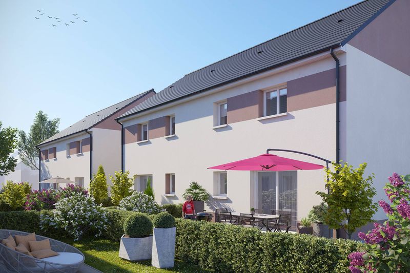 acheter une maison neuve avec un jardin et un garage procher Rouen 76 en Normandie