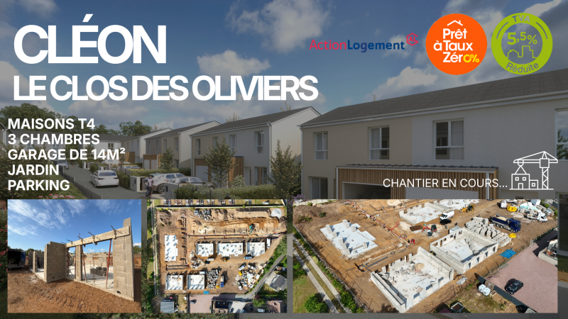 cléon maison neuve à vendre pret à taux zéro 76 27 val de reuil 